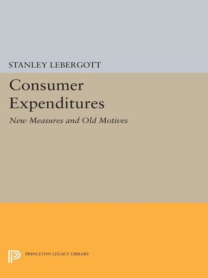 cover image of Consumer Expenditures